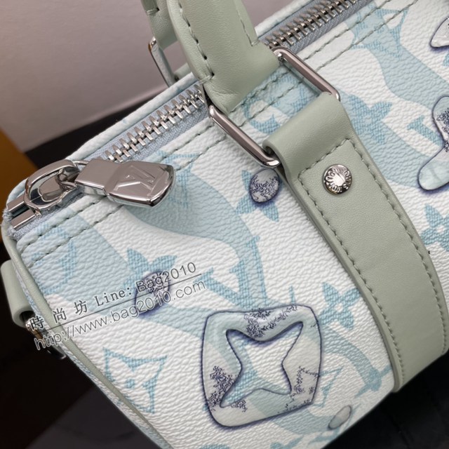 Lv路易威登2023專櫃新款Keepall Bandoulière25手袋 LV手提肩背男包 M22527 ydh5063
